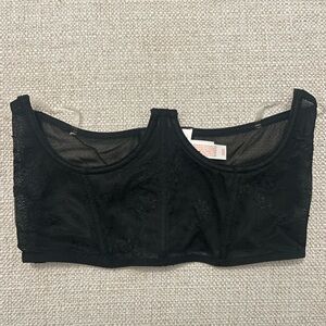 Colsie Black Mesh Bandeau